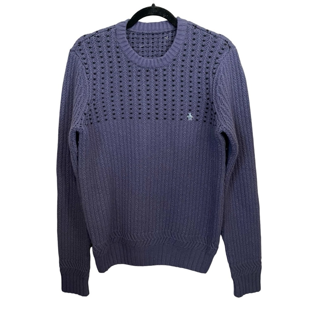 Original Penguin Lambswool Chunky Knit Sweater